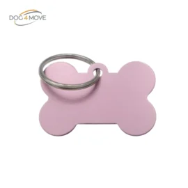 Hundemarke aus Aluminium in Knochenform